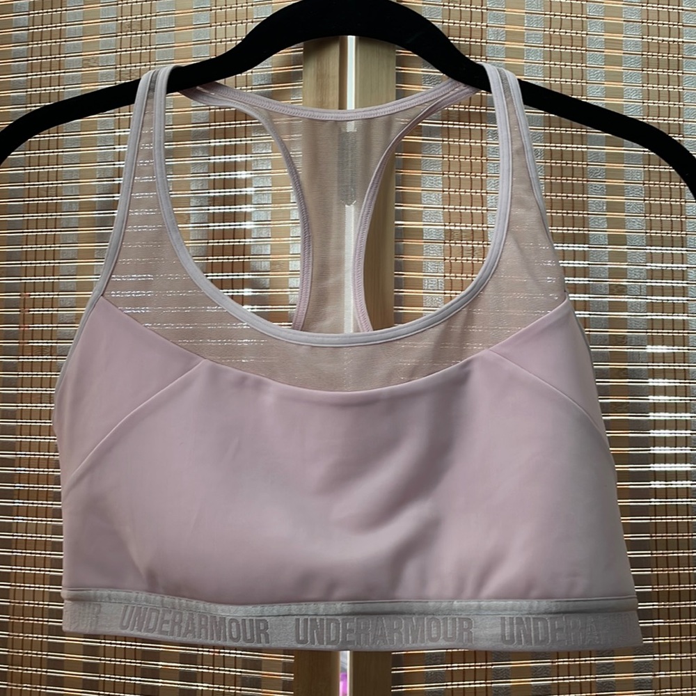 Under Armour Baby Pink Sports Bra